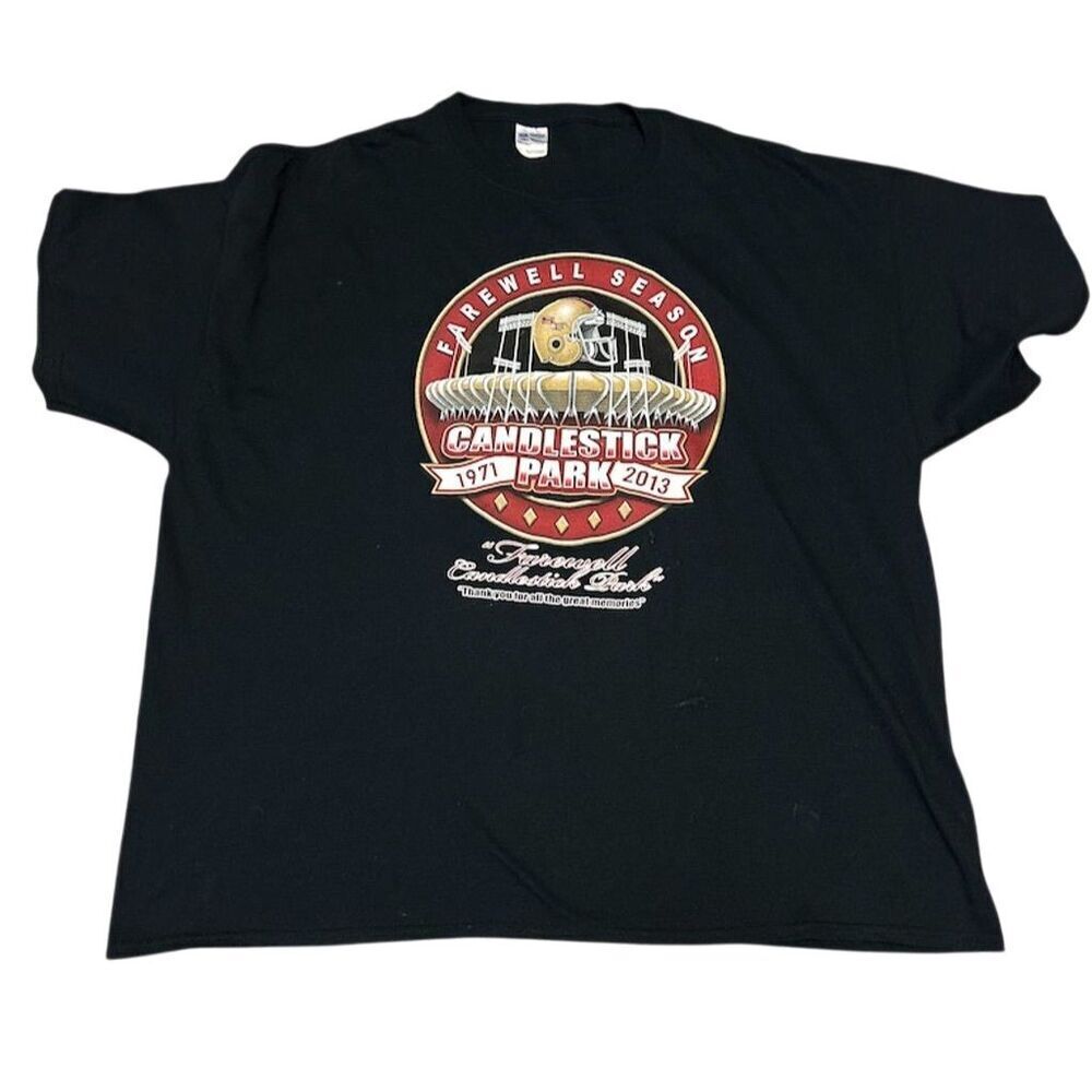 Candlestick Park Farewell Season Men's 4XL Black Graphic T-Shirt
153 - Picture 2 of 9